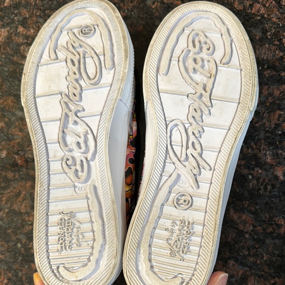 Ed Hardy Graffiti-Style Slip-On Sneakers - Picture 2 of 9